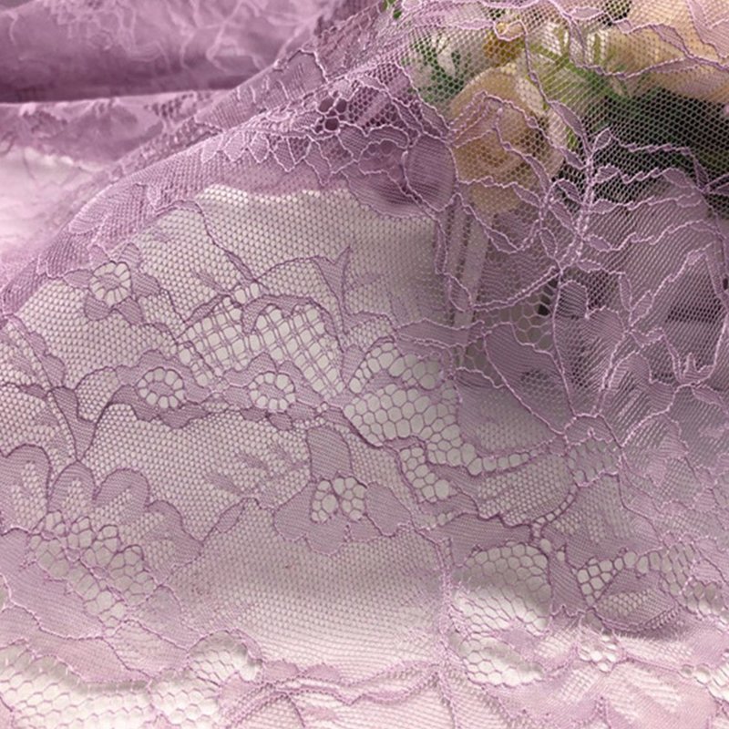 Dress Bridal Warp Knit Lace Fabric for Women's Wear Wholesale Supplier 15